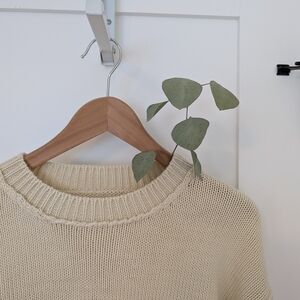NWOT Cream Sweater (M/L)